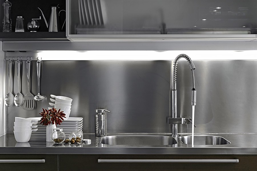 Beautiful Modern Kitchen silver bench | Kitchen U
